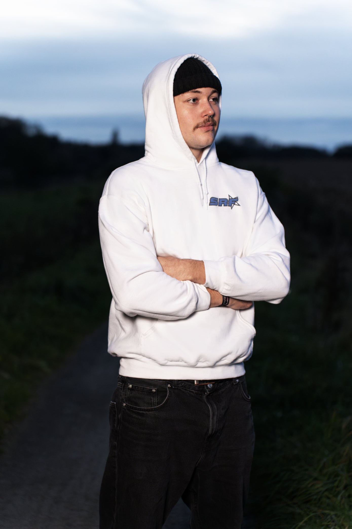 SRF Hoodie White